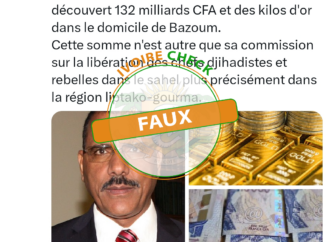 FAUX, les autorités actuelles du Niger n’ont pas découvert 132 Md CFA et des kilos d’or chez Bazoum