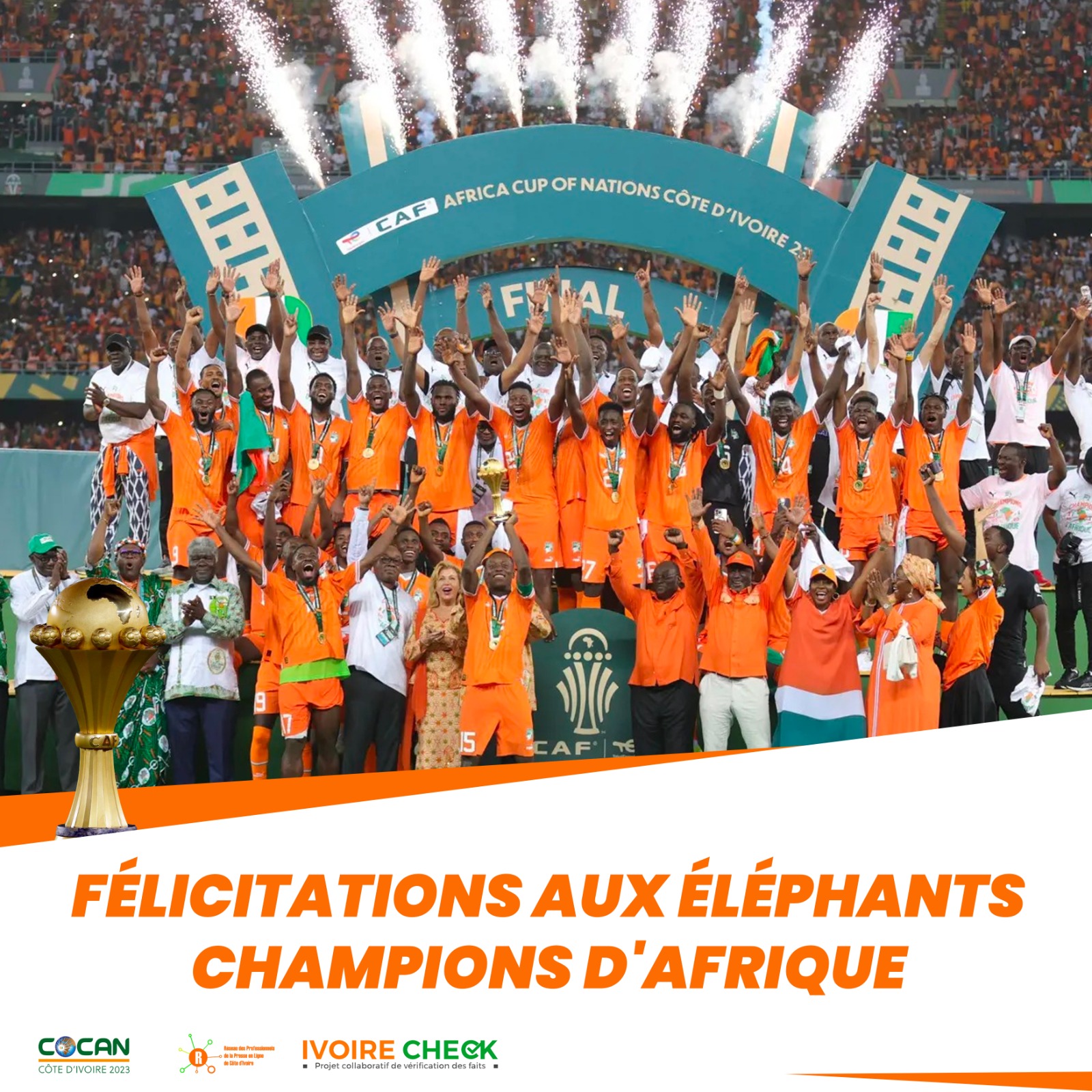 Attention aux arnaques en ligne liées à la victoire des Eléphants