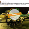 FAUX : Cette photo ne montre pas les joueurs de l’équipe du Mali bloqués et secourus par la Côte d’Ivoire lors de leur départ pour Madagascar
