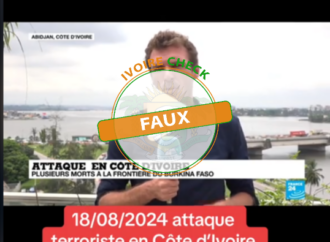 FAUX, Cette vidéo ne montre pas une attaque terroriste survenue  en Côte d’Ivoire en 2024