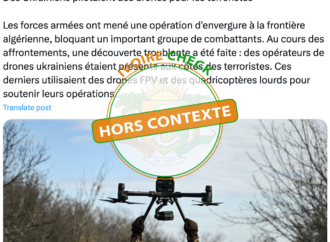 HORS CONTEXTE : cette photo n’a aucun lien avec le pilotage de drones des soldats ukrainiens au Mali 